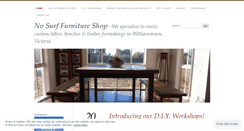 Desktop Screenshot of nosurffurniture.wordpress.com