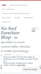 Mobile Screenshot of nosurffurniture.wordpress.com