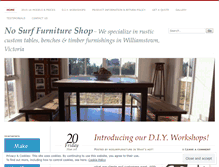 Tablet Screenshot of nosurffurniture.wordpress.com