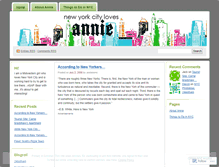 Tablet Screenshot of newyorklovesannie.wordpress.com