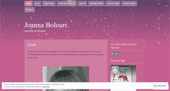 Desktop Screenshot of joannabolouri.wordpress.com