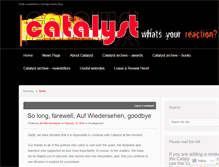 Tablet Screenshot of catalystnlc.wordpress.com