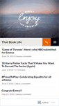 Mobile Screenshot of becominganauthor.wordpress.com