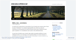 Desktop Screenshot of elalcalaconfidencial.wordpress.com