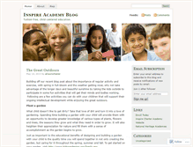 Tablet Screenshot of inspirecharteracademy.wordpress.com