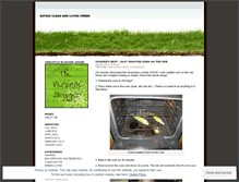 Tablet Screenshot of eatingcleanandlivinggreen.wordpress.com