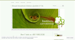 Desktop Screenshot of institutoarvoreser.wordpress.com