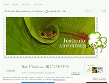 Tablet Screenshot of institutoarvoreser.wordpress.com