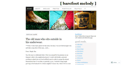 Desktop Screenshot of barefootmelody.wordpress.com