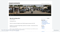 Desktop Screenshot of mawercomments.wordpress.com
