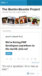 Mobile Screenshot of bestiebeastieproject.wordpress.com