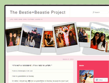 Tablet Screenshot of bestiebeastieproject.wordpress.com