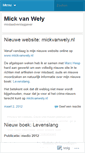 Mobile Screenshot of mickvanwely38.wordpress.com
