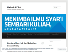 Tablet Screenshot of mahadilmi.wordpress.com