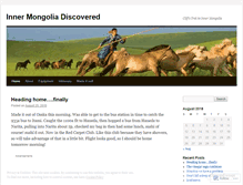 Tablet Screenshot of mongoliadiscovered.wordpress.com