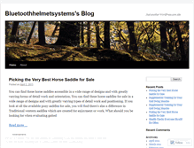 Tablet Screenshot of bluetoothhelmetsystems.wordpress.com