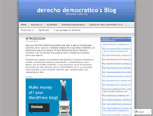 Tablet Screenshot of cristiandemocracia.wordpress.com