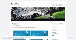 Desktop Screenshot of novelpro.wordpress.com