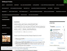 Tablet Screenshot of kotabalikpapan.wordpress.com