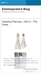 Mobile Screenshot of eatsleepcake.wordpress.com