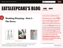 Tablet Screenshot of eatsleepcake.wordpress.com