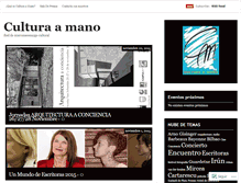 Tablet Screenshot of culturaamano.wordpress.com