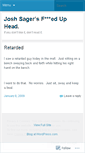 Mobile Screenshot of joshsager.wordpress.com