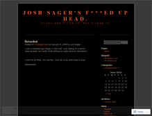 Tablet Screenshot of joshsager.wordpress.com