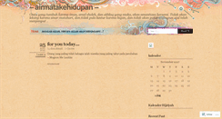 Desktop Screenshot of airmatakehidupan.wordpress.com
