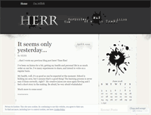 Tablet Screenshot of herrz.wordpress.com