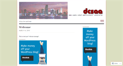 Desktop Screenshot of dcsaa.wordpress.com