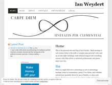 Tablet Screenshot of ianweydert.wordpress.com