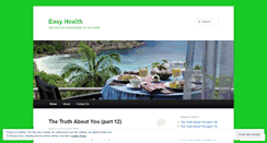 Desktop Screenshot of easyhealth2.wordpress.com