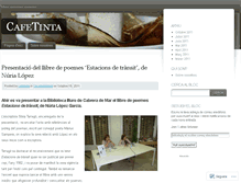 Tablet Screenshot of cafetinta.wordpress.com