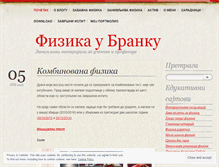 Tablet Screenshot of fizikapress.wordpress.com