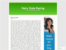 Tablet Screenshot of dairystateracing.wordpress.com