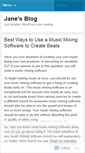 Mobile Screenshot of jane2011.wordpress.com