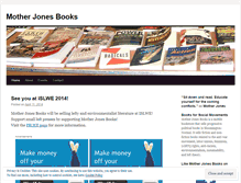 Tablet Screenshot of motherjonesbooks.wordpress.com