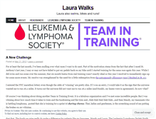 Tablet Screenshot of laurawalks.wordpress.com