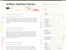 Tablet Screenshot of biharjharkhandtourism.wordpress.com