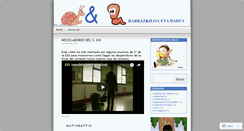 Desktop Screenshot of barrazkiloetabarea.wordpress.com