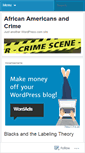 Mobile Screenshot of blackcrime.wordpress.com