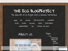 Tablet Screenshot of ecgblogproject.wordpress.com