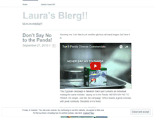 Tablet Screenshot of laurafalse.wordpress.com