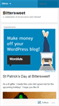 Mobile Screenshot of bittersweetslove.wordpress.com