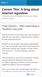 Mobile Screenshot of censorthis.wordpress.com