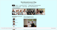 Desktop Screenshot of newideasadvocacy.wordpress.com