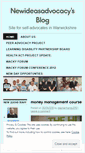Mobile Screenshot of newideasadvocacy.wordpress.com
