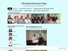 Tablet Screenshot of newideasadvocacy.wordpress.com