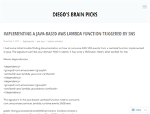 Tablet Screenshot of brainpicks.wordpress.com